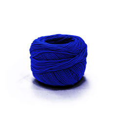 Perlé Ovillo 100% Algodón A-1295 AZUL REY (10 UND)