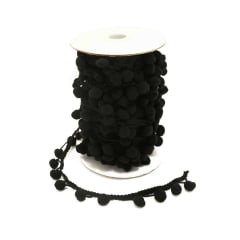 Pom Pom NEGRO Tira (15 Metros)