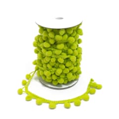 Pom Pom VERDE PISTACHO Tira (15 Metros)
