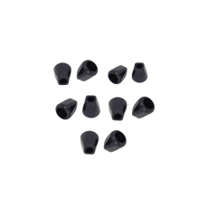 Tapa Nudo Negro 1.5 cm (100 Und)