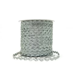 Zigzag PLATA 5MM (Bobina 100 Yardas)