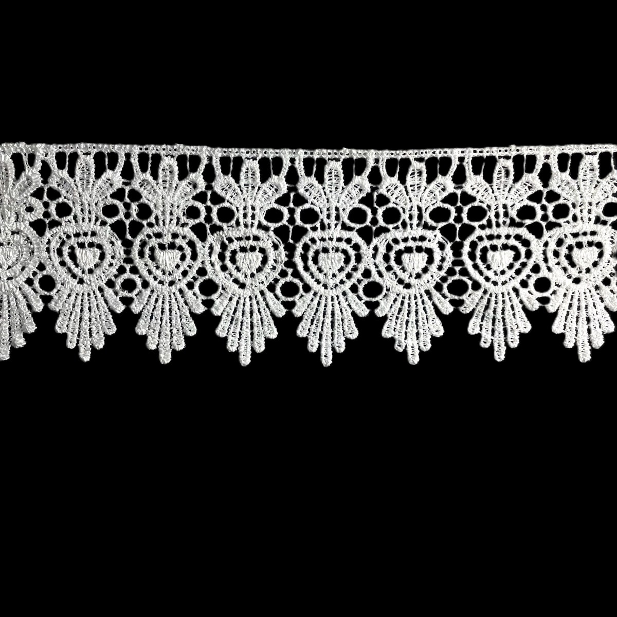 Blonda Macrame 0956 Blanca 6.5cm 10Yds 1