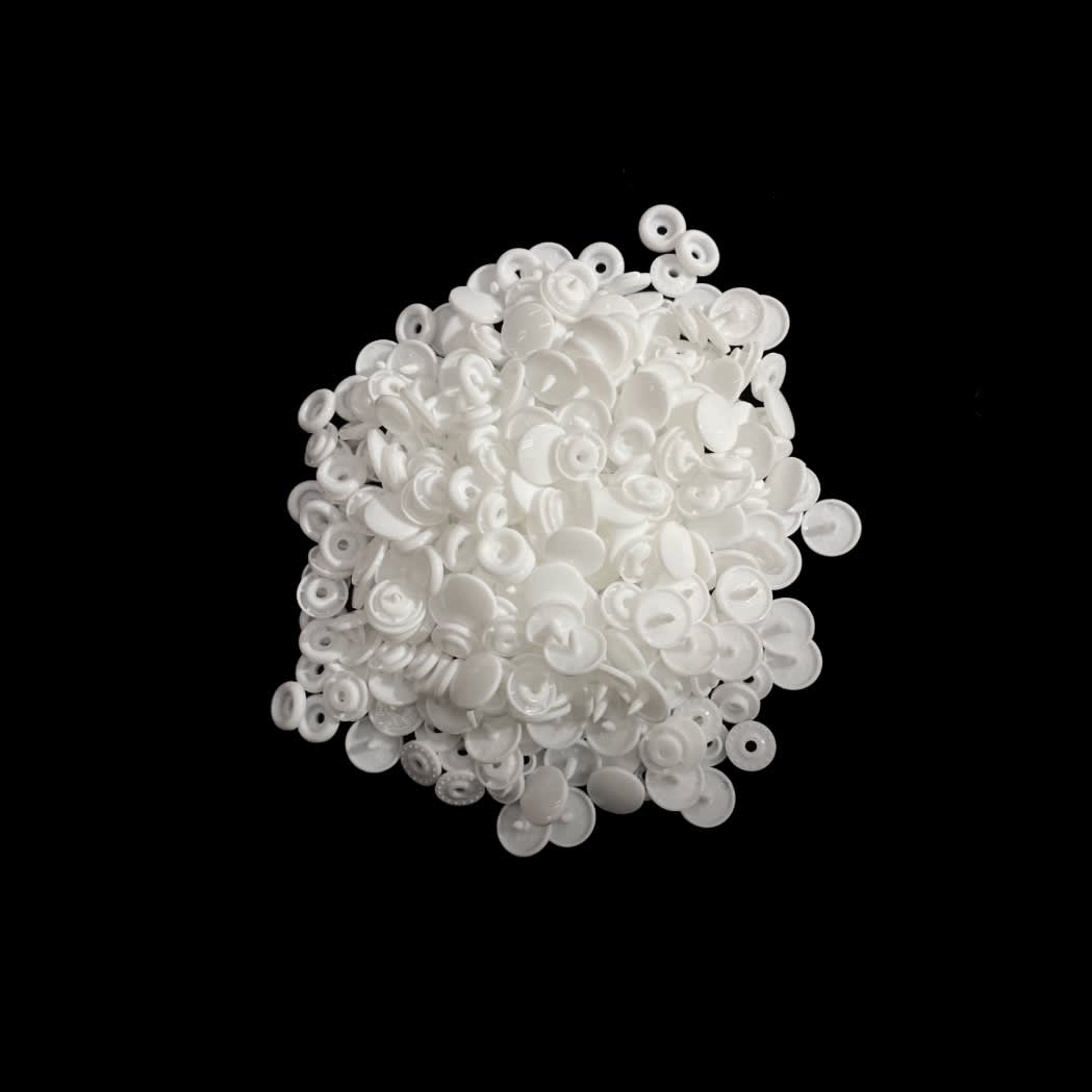 Broche snap 12.2mm - Blanco 0
