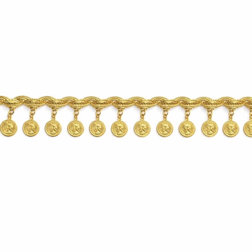 Adorno Fantasía Moneda oro 6152-0289C2