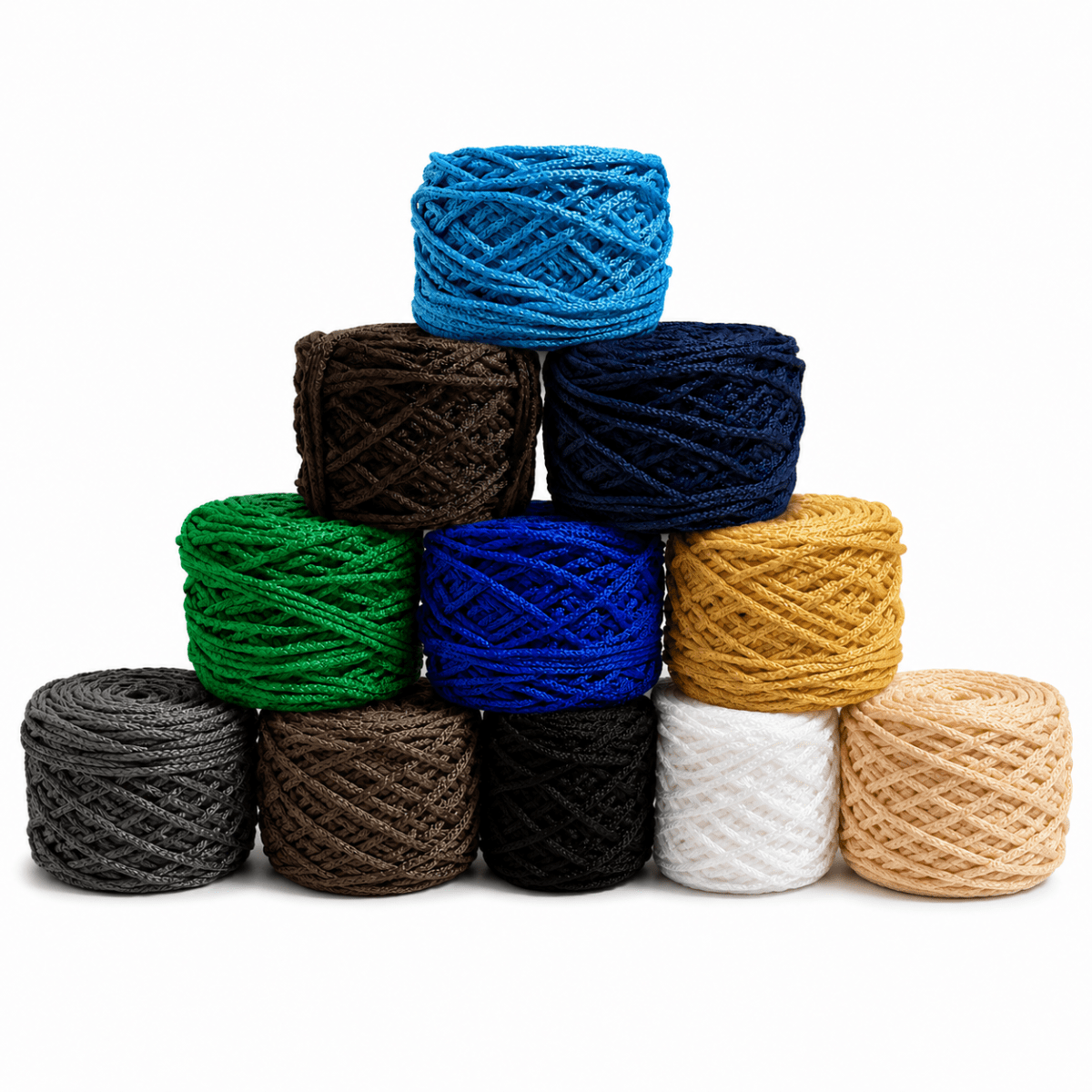 Cordón Tripolino Trenzado 8 Hebras 1/2Kg (210mts)24