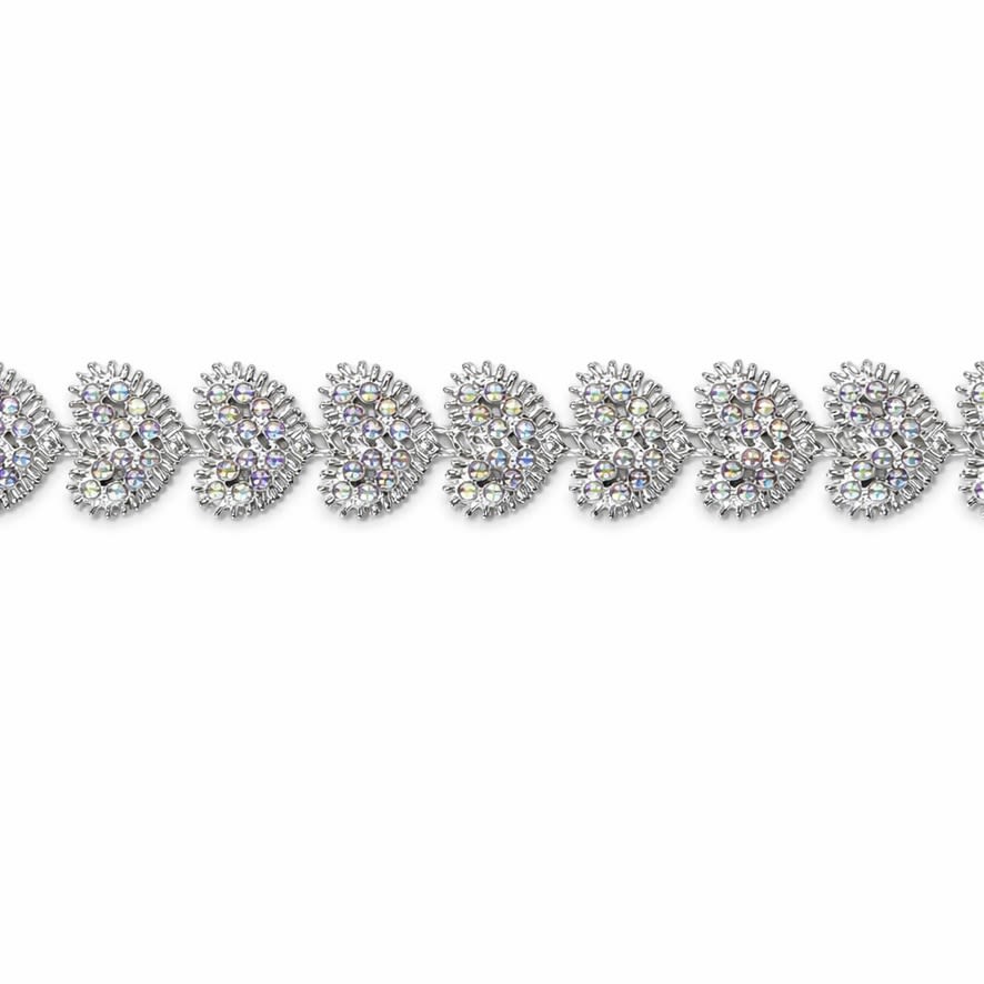 Adorno Fantasía Corazón plata 6706-0433A2