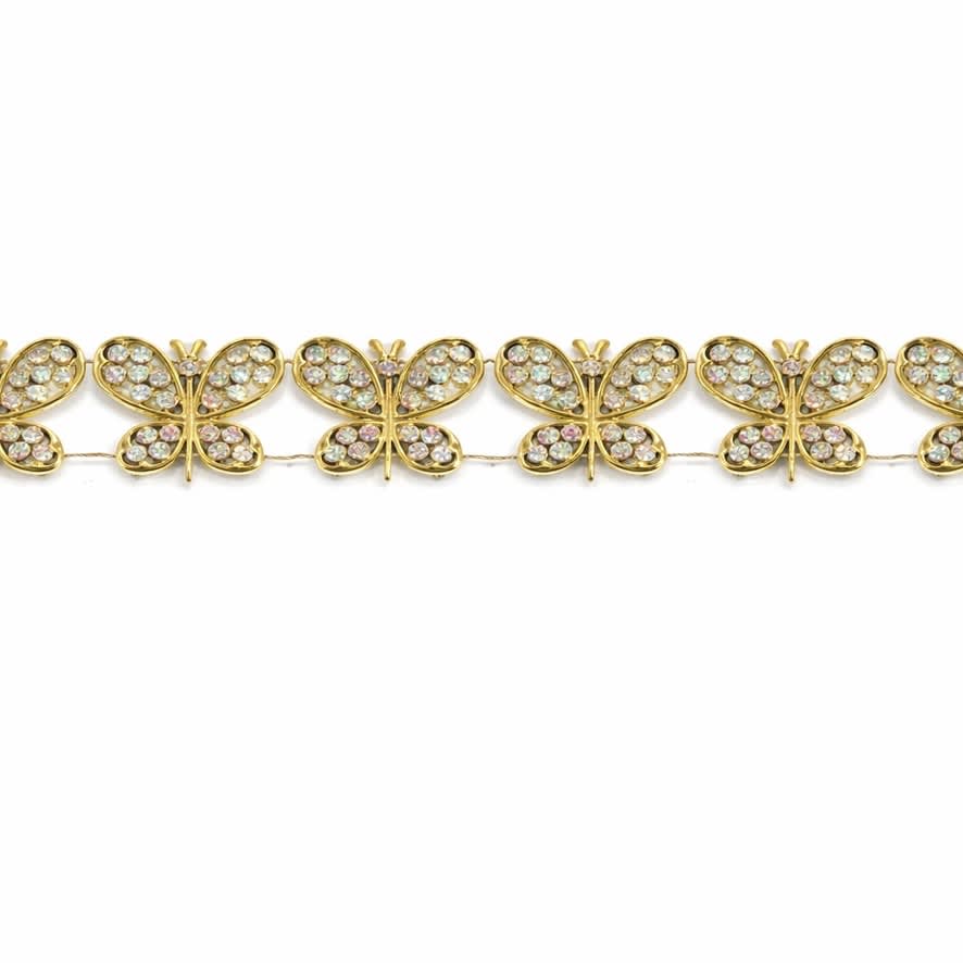 Adorno Fantasia Mariposa Oro 6706-0389A2