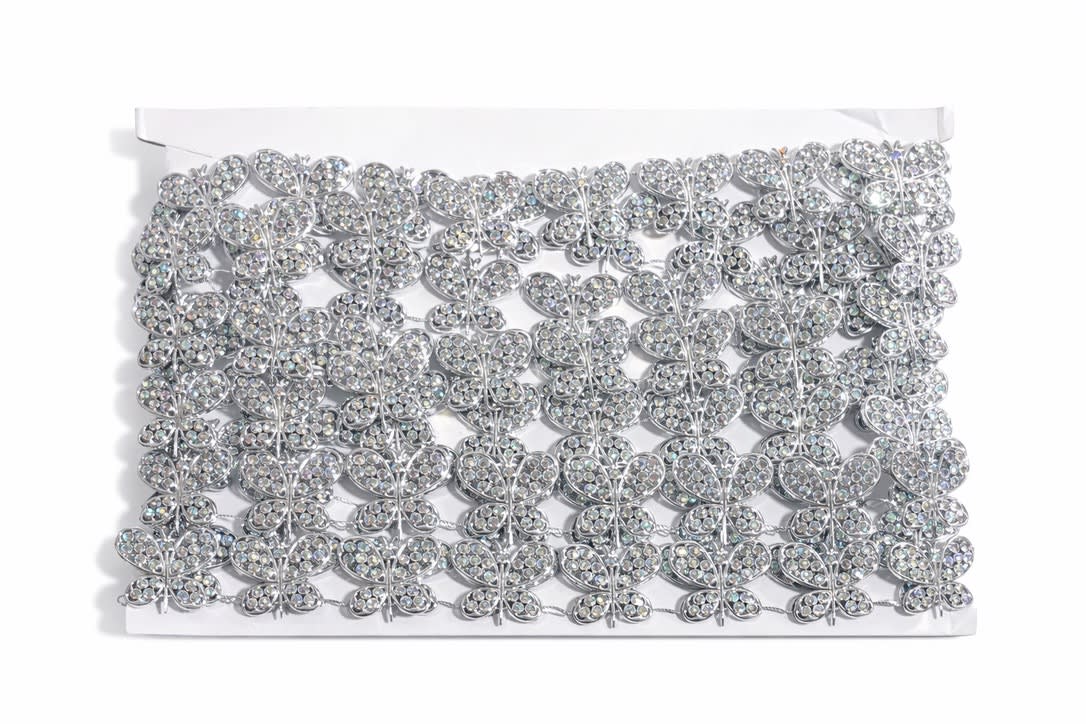 Adorno Fantasia Mariposa plata 6706-0389A 0
