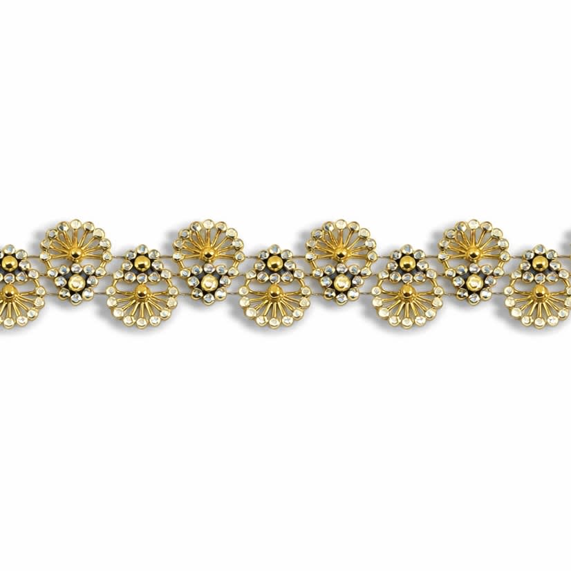 Adorno Fantasia Oro 30mm 5 yds 0