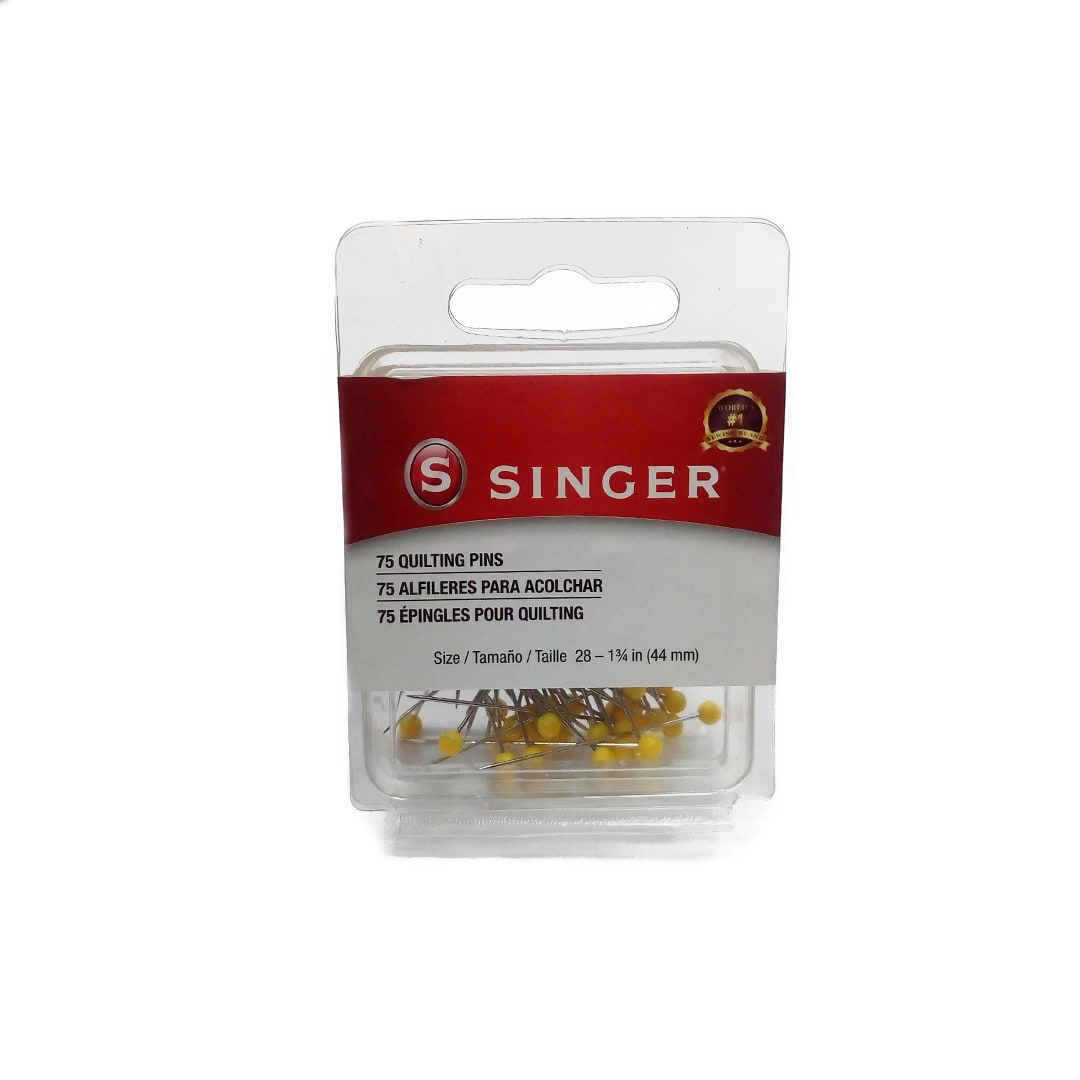 Alfiler Cabeza Amarilla SINGER (75 UN) 0