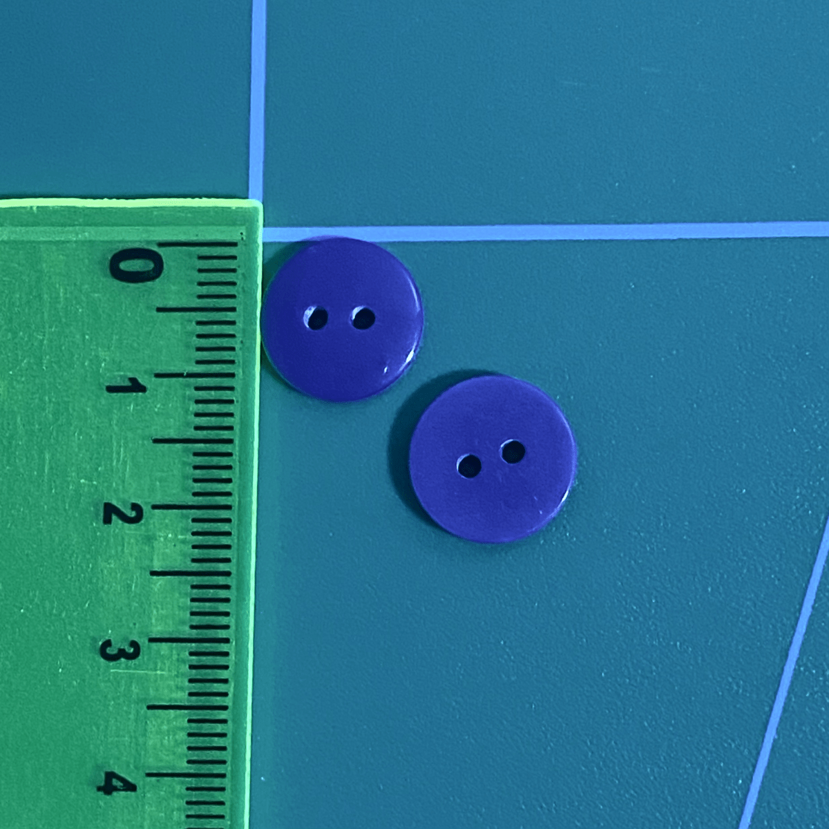 botón clásico (20 L-12 mm)144 unid. Azul Rey 1