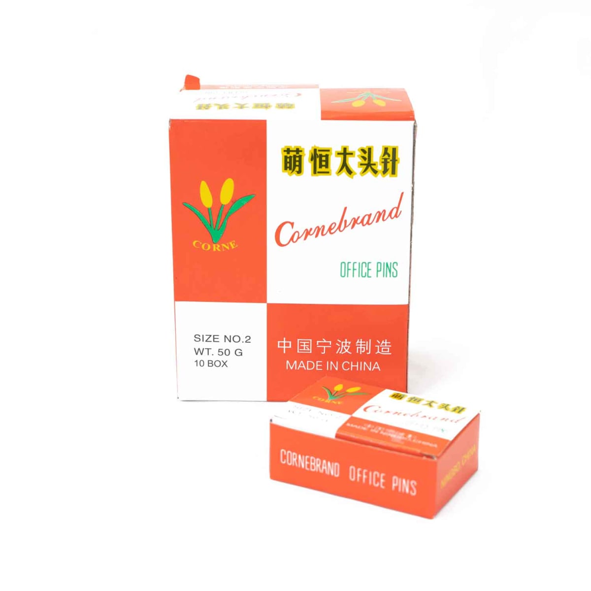 Alfiler para Oficinas (Caja Cartón Rojo 40g)2