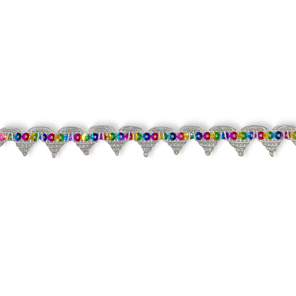 Pasamaneria Campana Plata 10 yds 1
