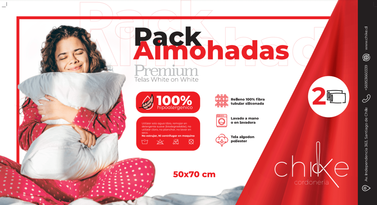PACK Almohadas premium CHIKE1