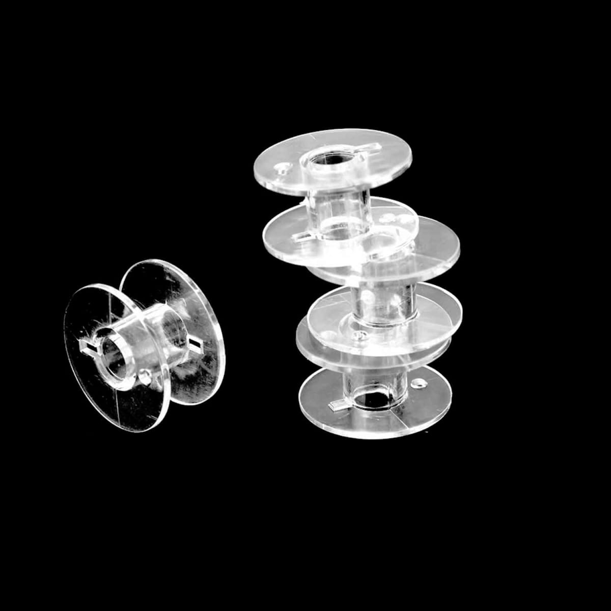 Carrete Casero Plástico (Transparente)4