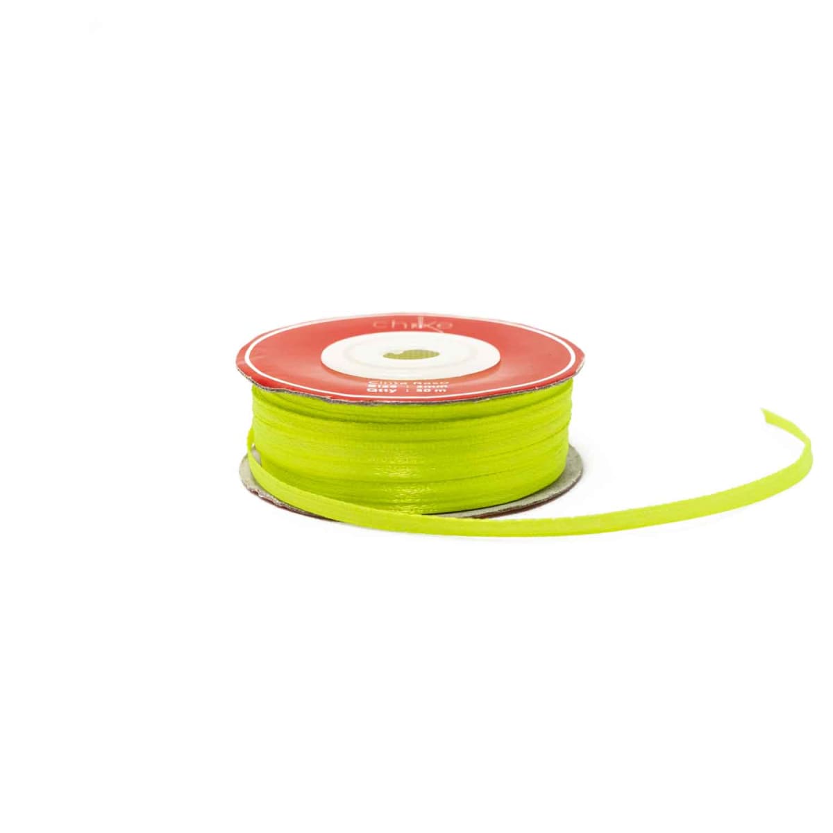 Cinta Bebé 3MM Amarillo Fluor 50 metros2