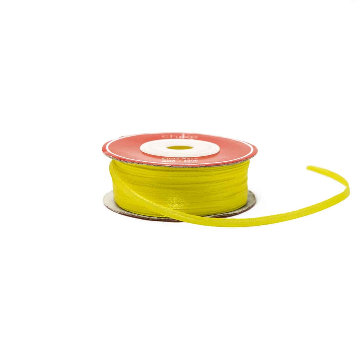 Cinta Bebé 3MM Amarillo Fuerte 50 metros1