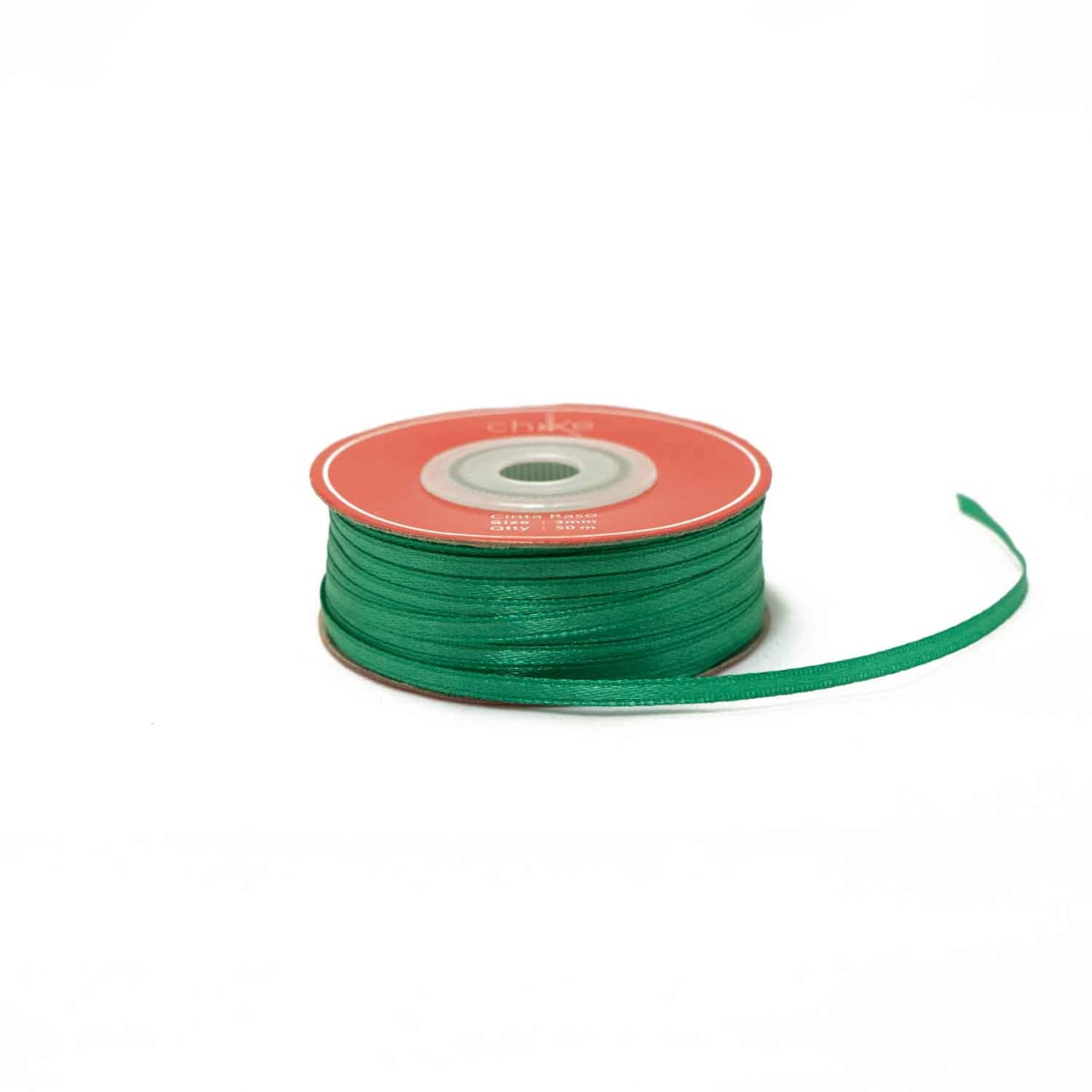 Cinta Bebé 3MM Verde Navidad 50 Metros1