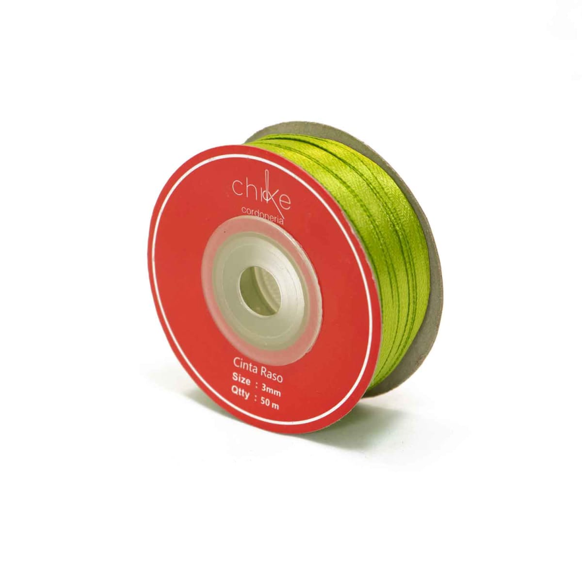 Cinta Bebé 3MM Verde Pistacho 50 Metros 1