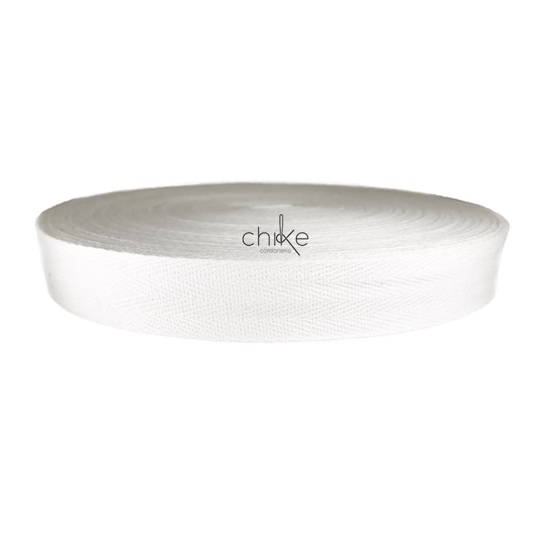 Cinta Espiga 20MM BLANCO (50 yds.) 0