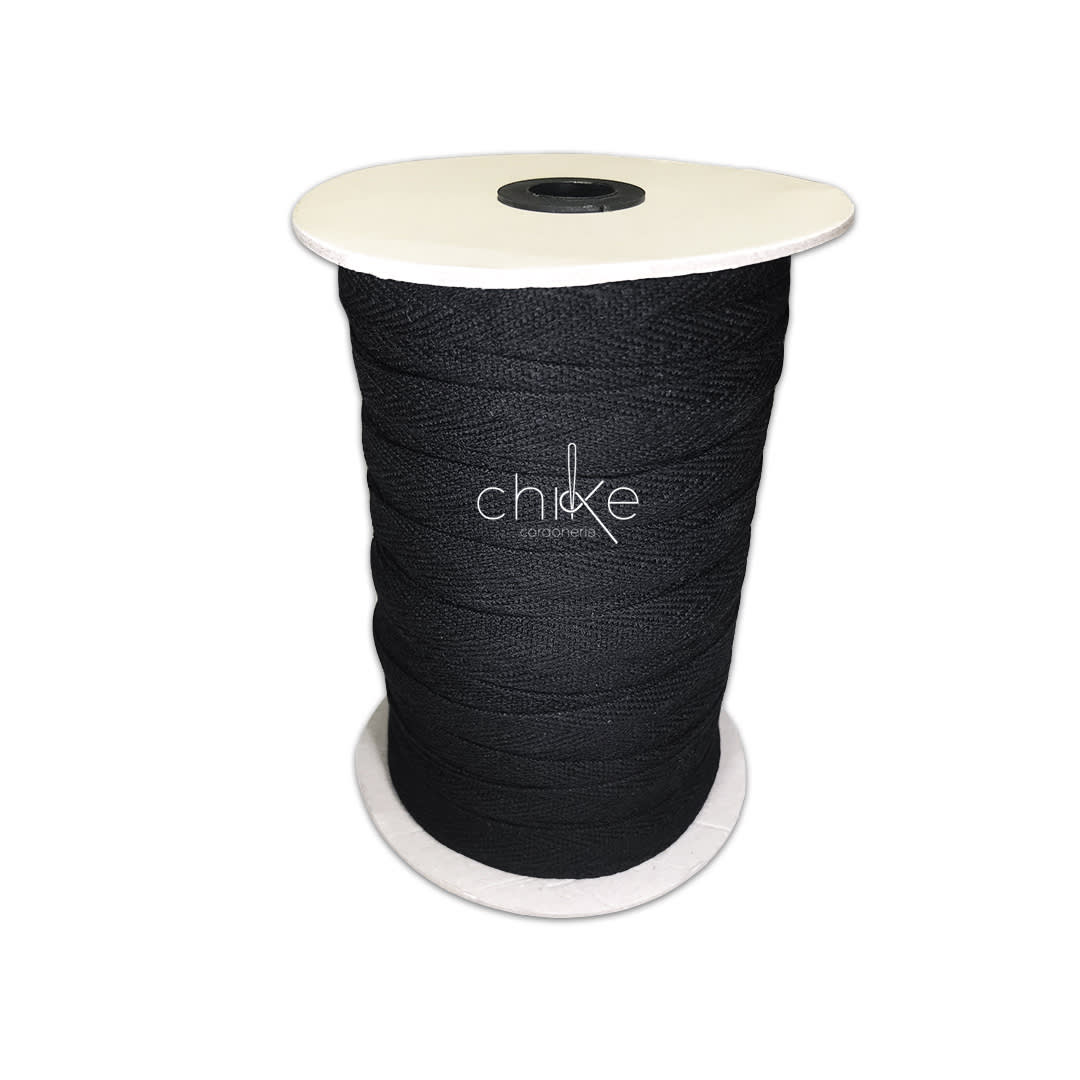 Cinta Espiga 10MM NEGRO (100 Mts) 1
