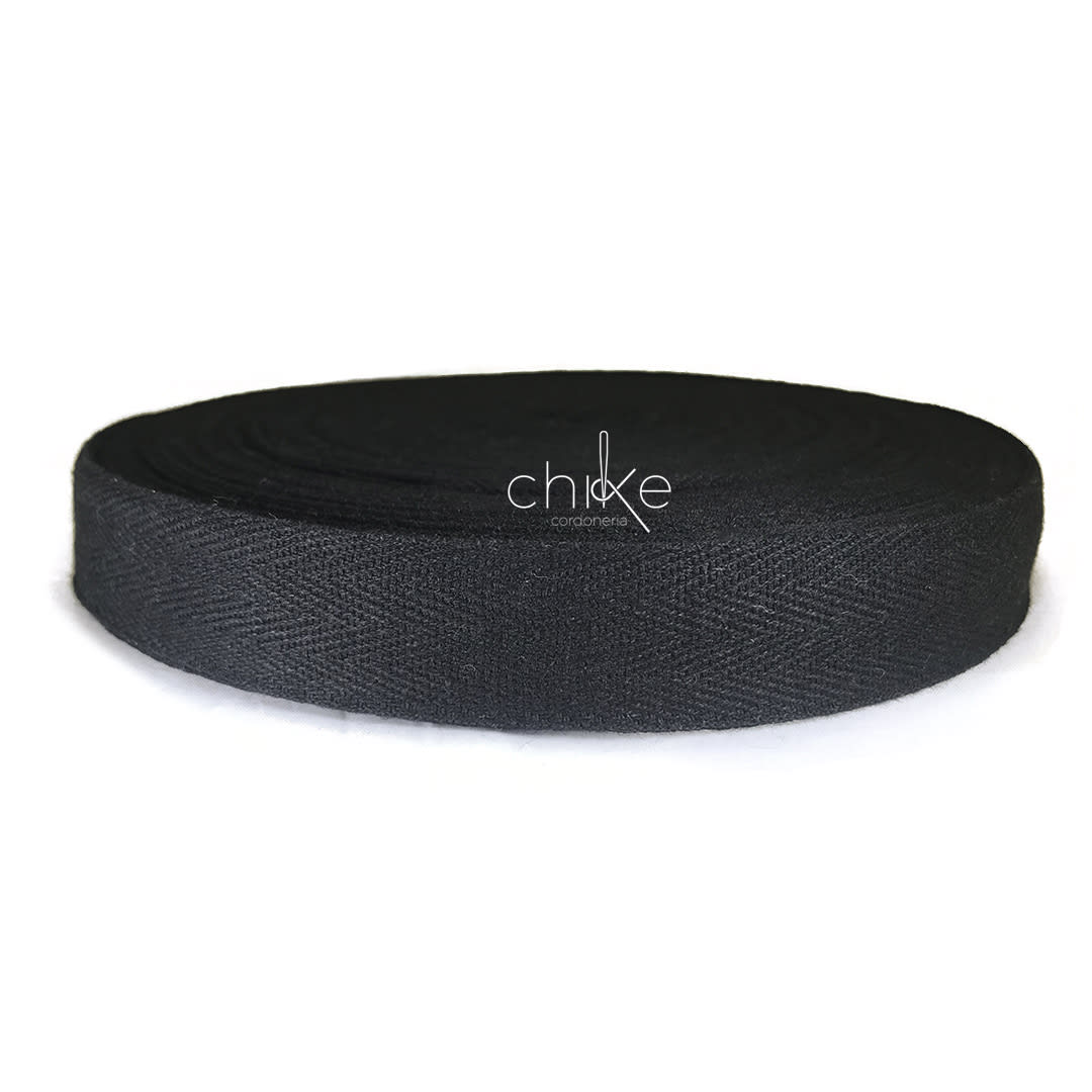 Cinta Espiga 20MM NEGRO (50 yds) 0