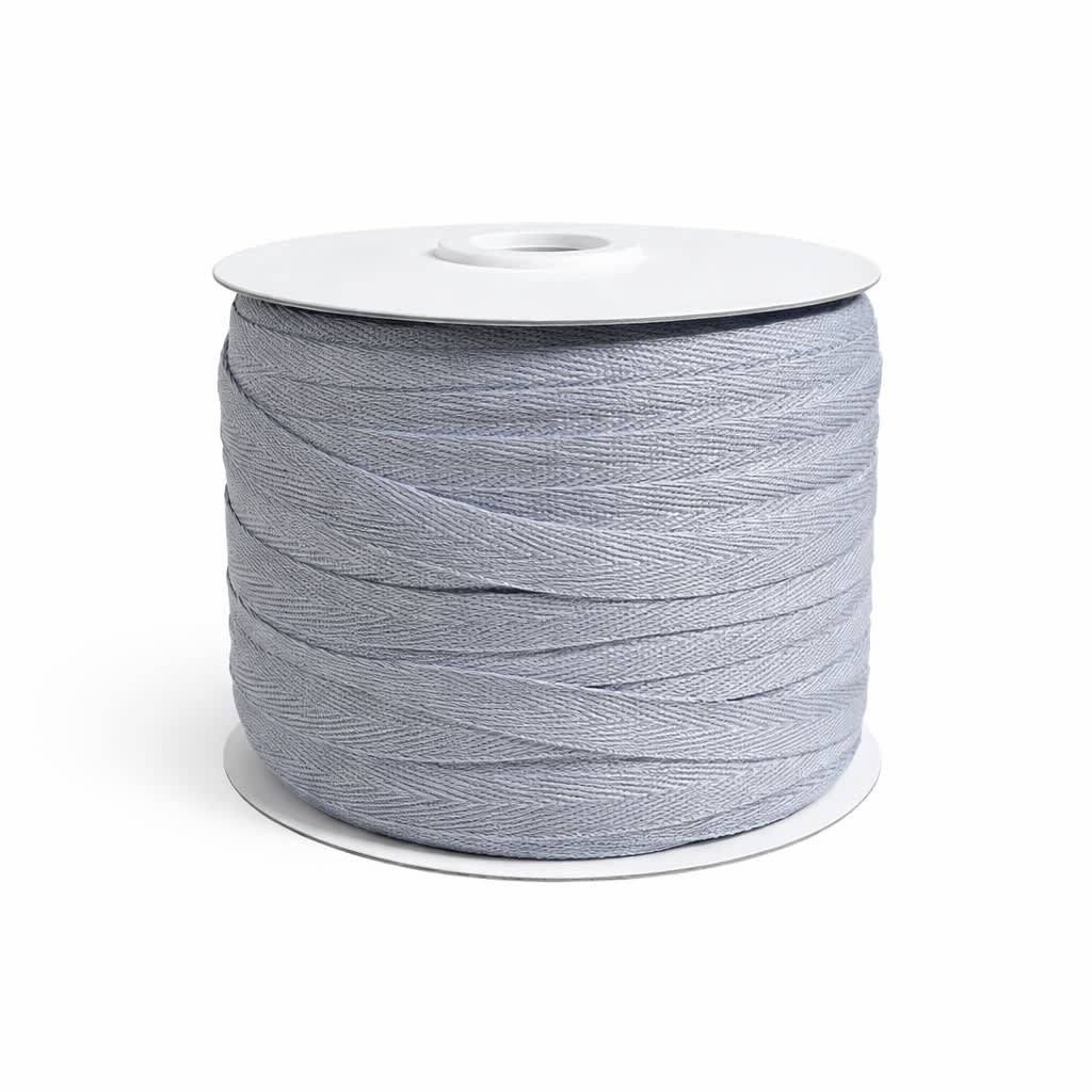 Cinta Espiga poliéster 15mm Gris Perla Rollo 50mts. 0