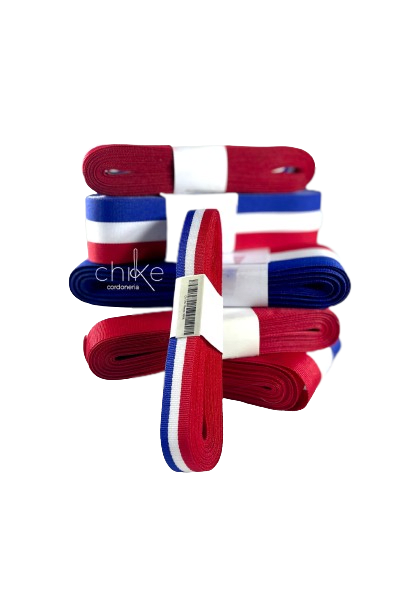 CINTA TRICOLOR PIEZA DE 10 METROS 6 CM2