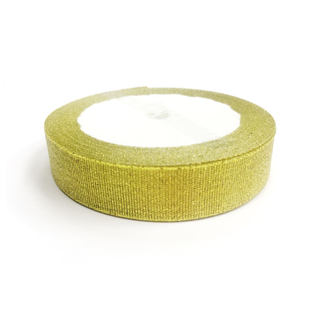 Cinta Matri Metalizado ORO 19MM (Rollo 15 Mts)2