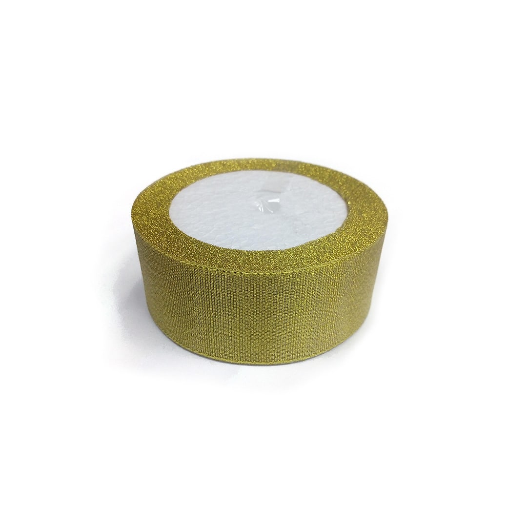Cinta Matri Metalizado ORO 38MM (Rollo 15 Mts)2