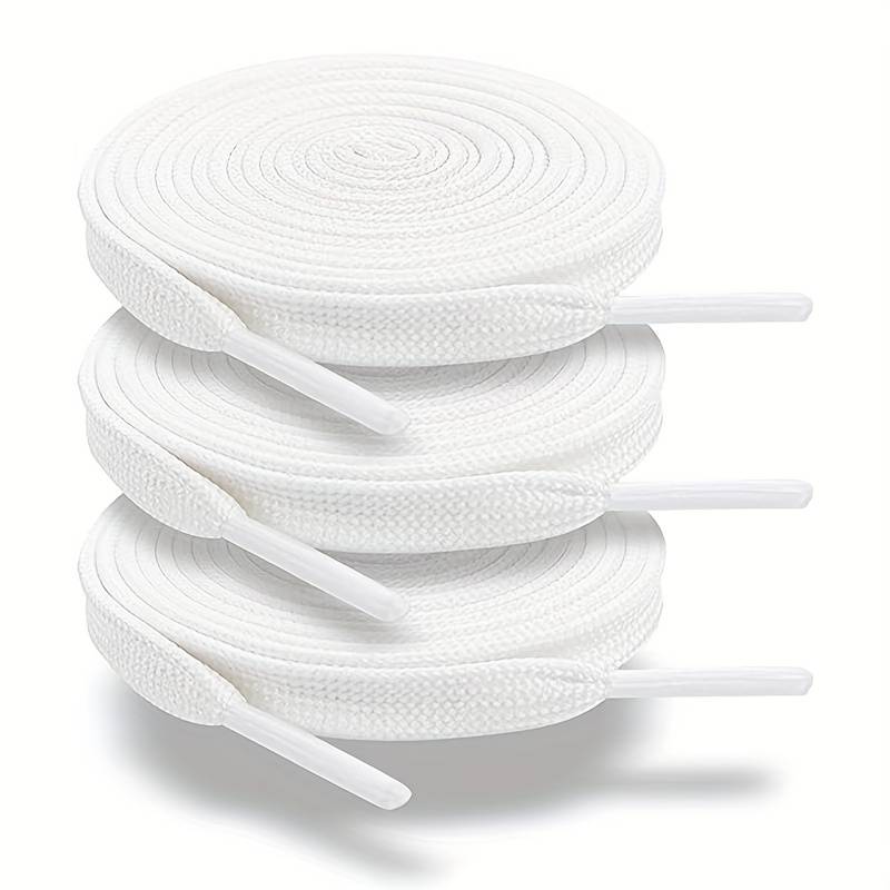Cordon Zapatilla Plano Blanco 120 cm (und) 0