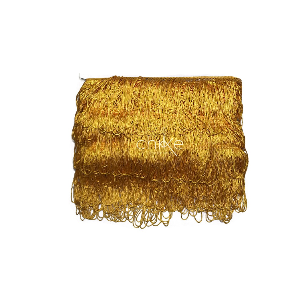 Flecos 10CM AMARILLO ORO (10 Mts) 1