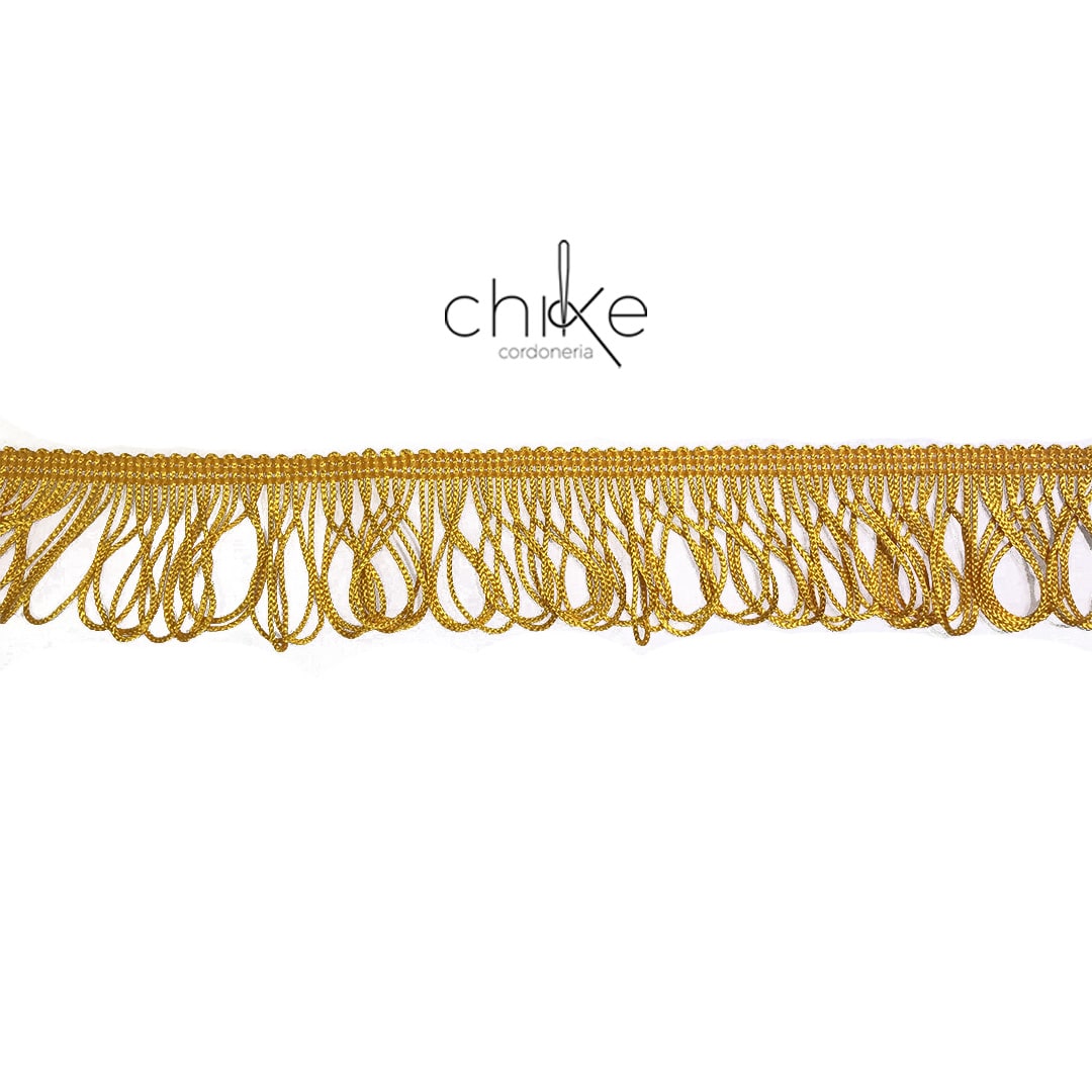 Flecos 4CM AMARILLO ORO (10 Mts)1