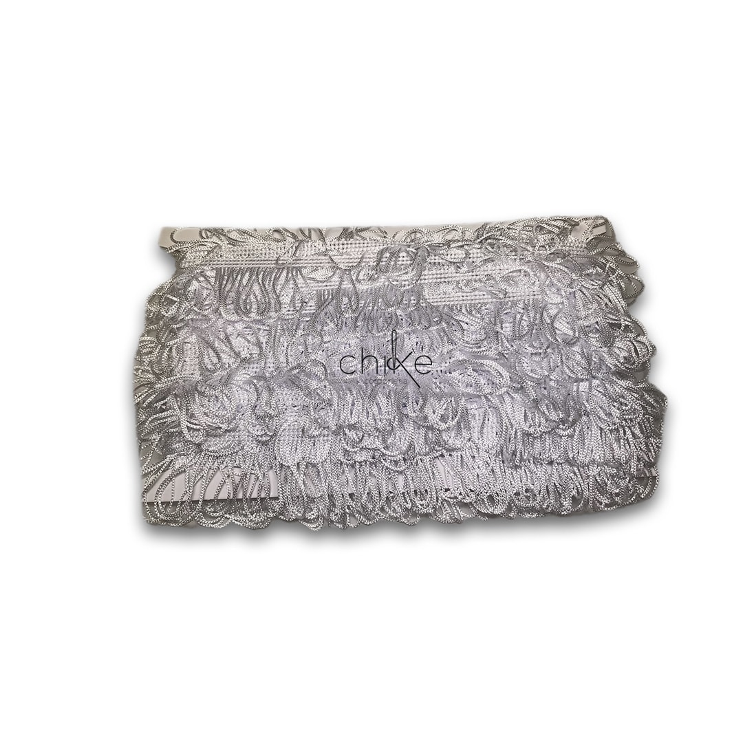 Flecos 4CM BLANCO (10 Mts) 0
