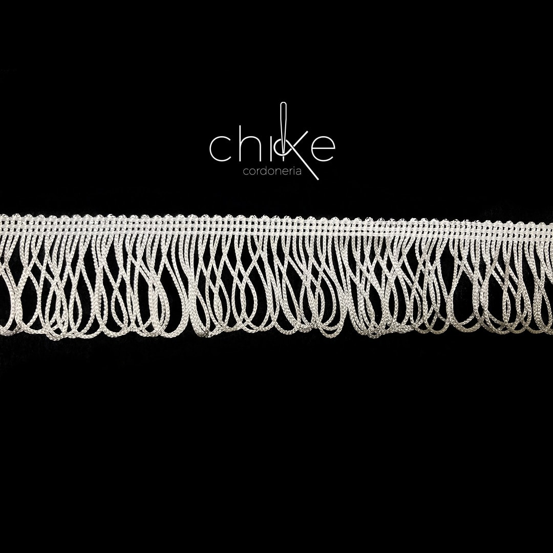 Flecos 4CM BLANCO (10 Mts)2