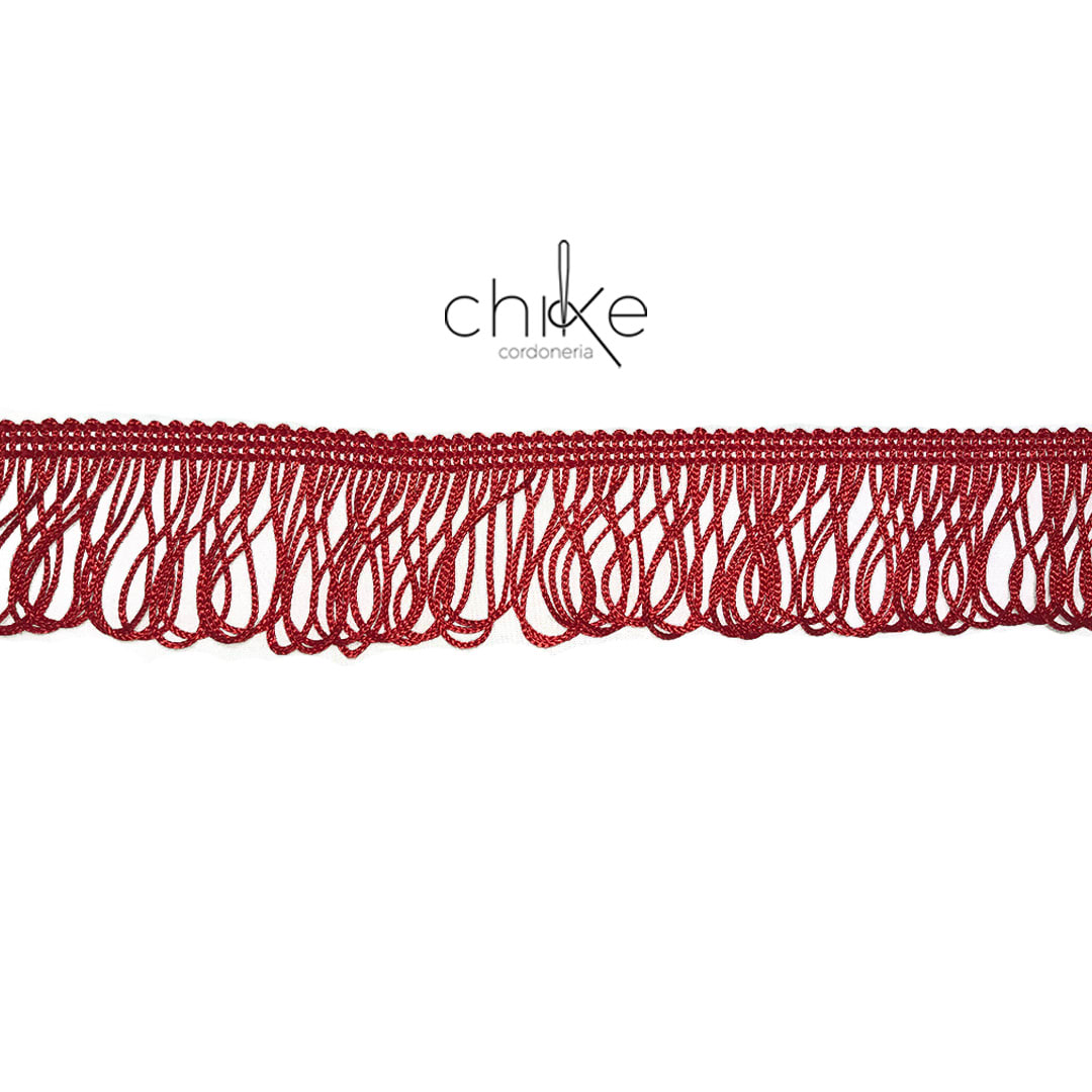 Flecos 4CM ROJO (10 Mts)2