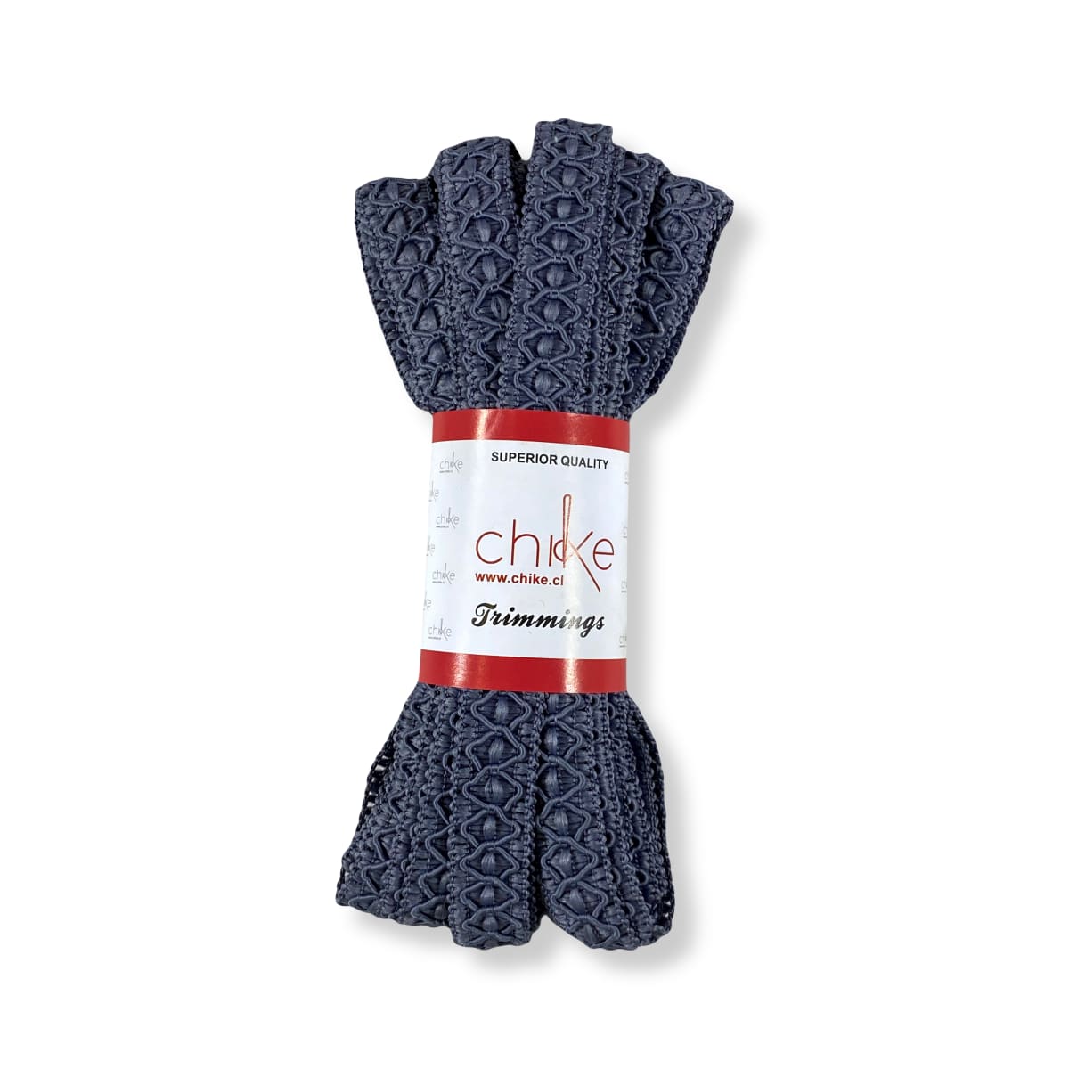 Pasamaneria Coco Plomo Plata 15MM 10yardas 1