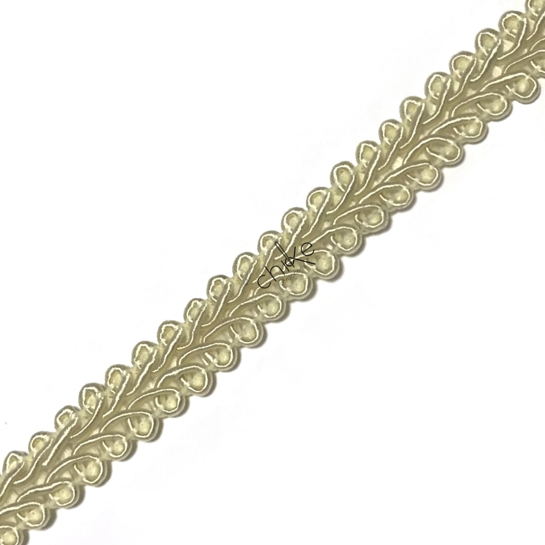 Pasamanería Trenza Chico 11MM CRUDO2