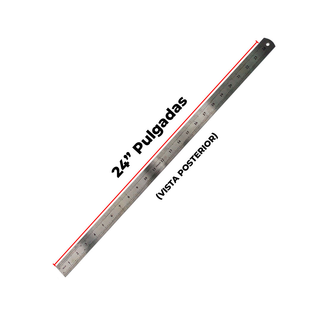 Regla Metalica 60 CM - 24 Pulgadas4