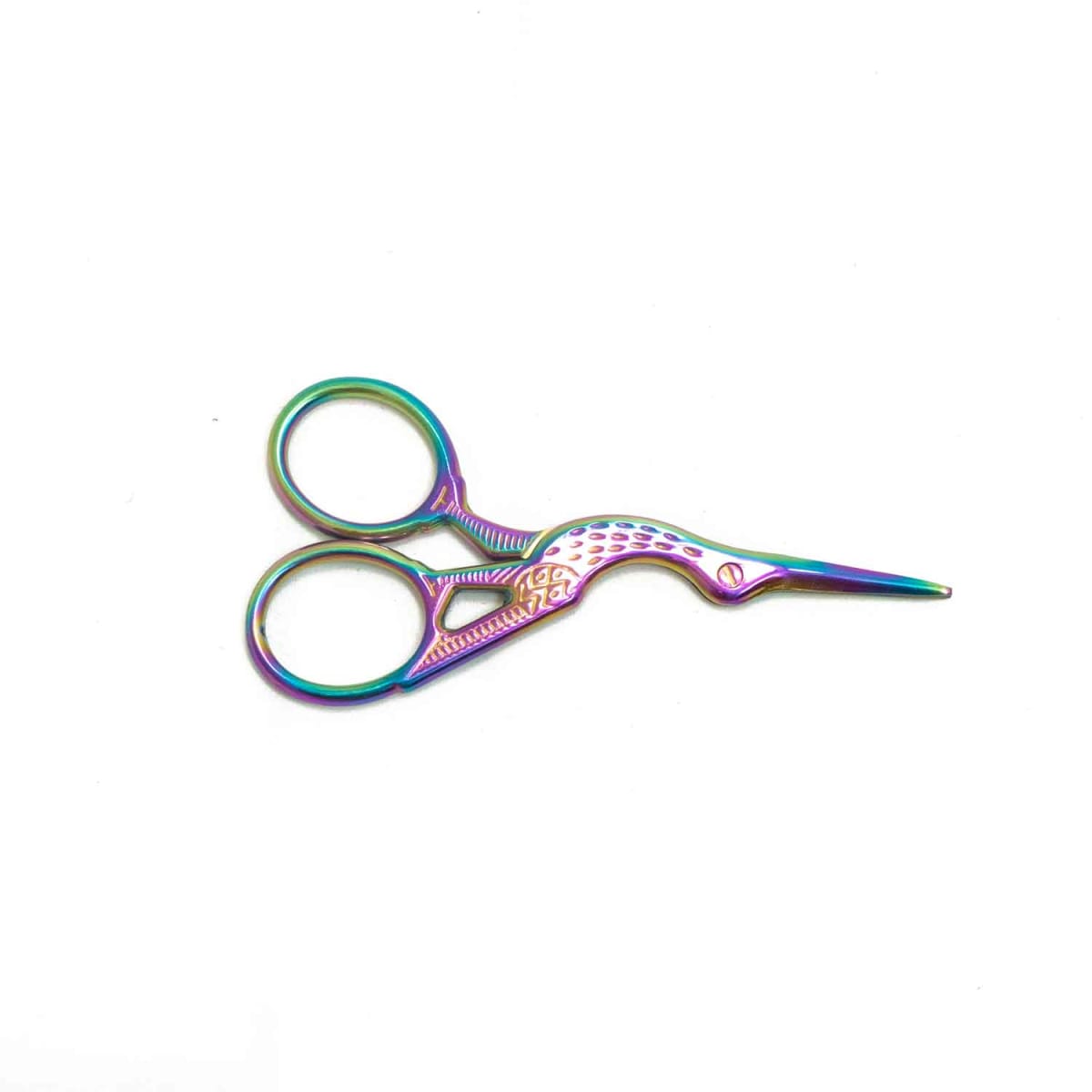 Tijera Bordado Pájaro Tornasol3