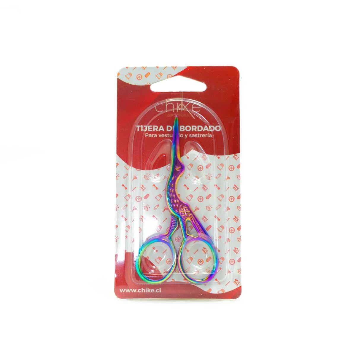 Tijera Bordado Pájaro Tornasol2