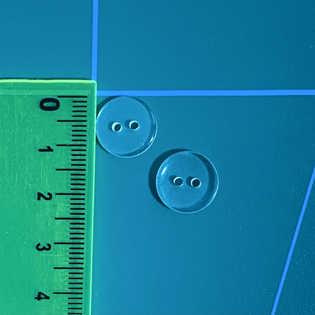 botón clásico (20 L-12 mm)144 unid. Transparente 0