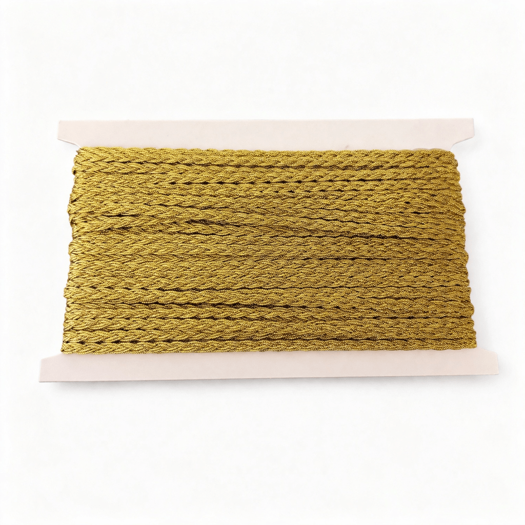 Trenza Dorado Lurex 4mm 20 metros 1
