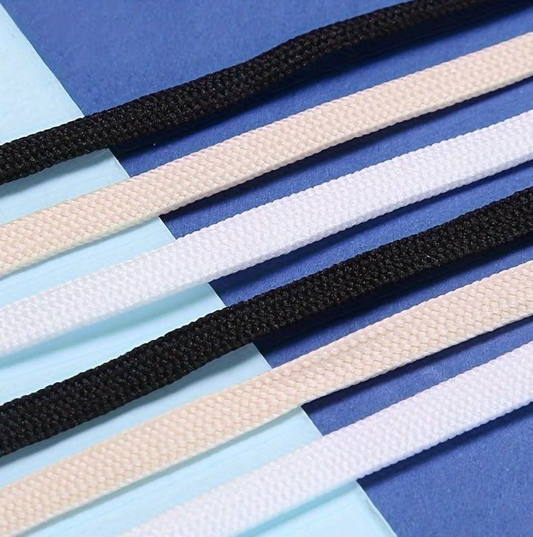 Cordón Zapatilla Plano Negro 120 cm (und)2