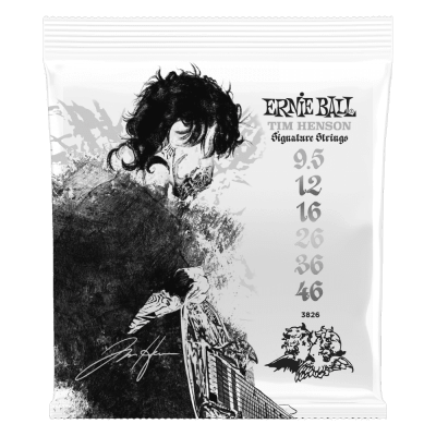 ERNIE BALL 3826 (9.5-46) TIM HENSON SIGNATURE