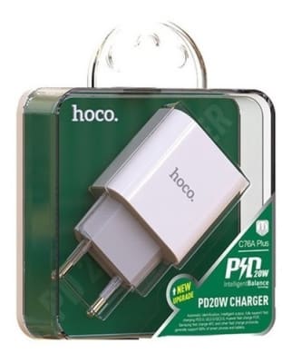 Cargador Tipo C S/C Hoco 20W  C76A