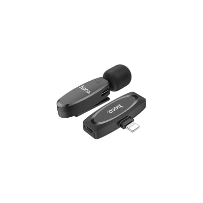 Microfono Hoco L15 Inalambrico Lightning Negro
