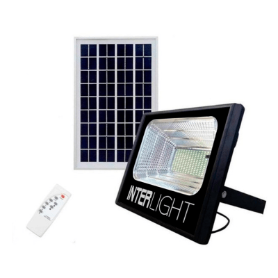 Proyector LED SOLAR 25W  + Panel Interlight