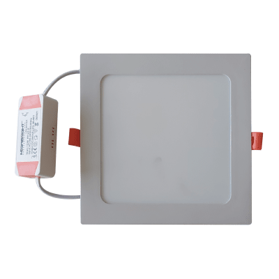 Panel LED Cuadrado Embutido 12W