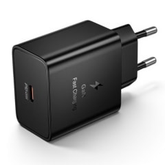 Cargador Hoco N77 45W USB-C GaN PD Carga Rápida MacBook iPhone Samsung Negro